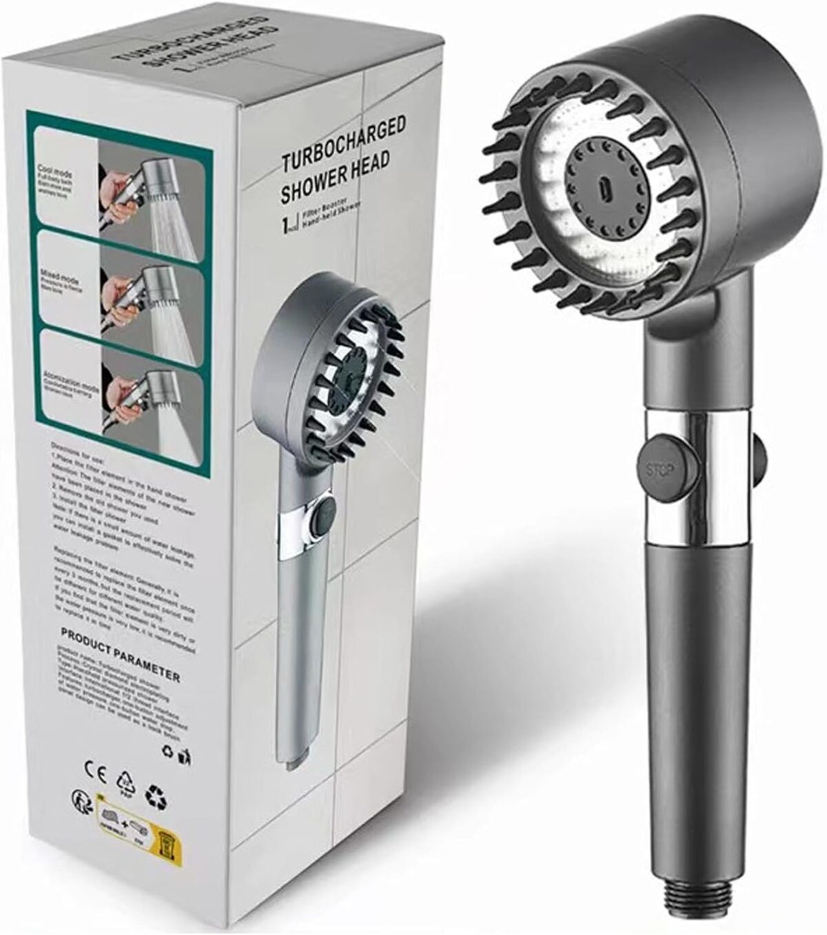 pressure shower head