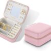 travel jewelry organizer with mirror
