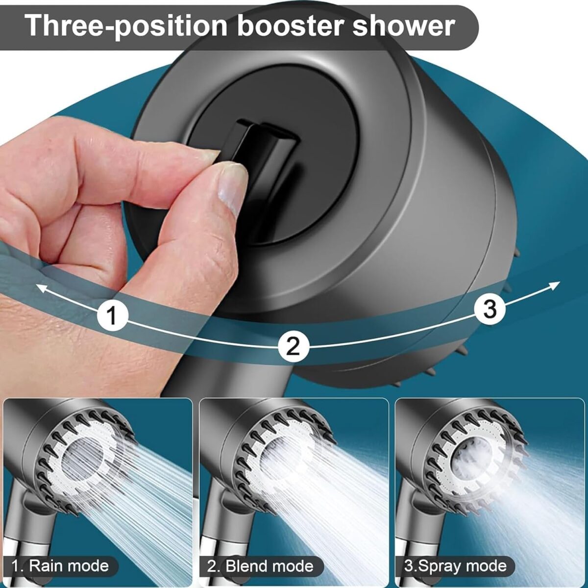 pressure shower head